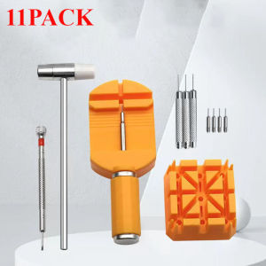 Watch Repair Tool Set Watch Link Band Slit Strap Bracelet Chain Pin Remover Adjuster Tool Kit for Professional Watchmak