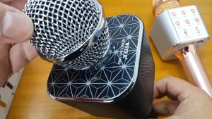 WS-1688 Portable Wireless Bluetooth Speaker Karaoke KTV Handheld Microphone