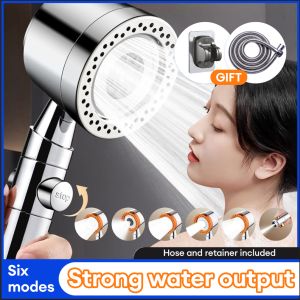 KOLIKOLI 3 in1 High Pressure Shower Head Easy Installation with 5-Speed Settings Multifunctional Shower Head with Filter