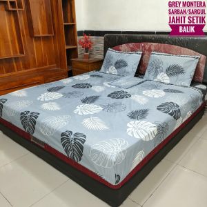 SPREI UKURAN JUMBO  200X200X20 BAHAN KATUN ANTI GESER