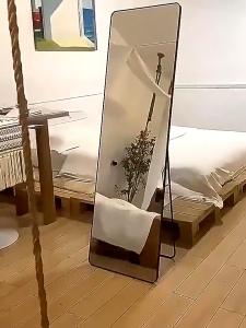 Goldstar Full Body Mirror With Stand /Whole Body Mirror With Stand Mirror Whole Body Wall Mirror With Frame Bathroom Bedroom Changing Room Framed Dressing Mirror Full Length Mirror
