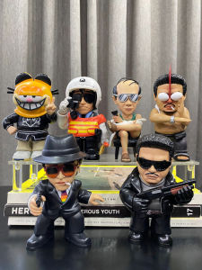 Martial Arts Devil Statue Bravery Saving Hero Masked Destruction King Punch Method Collectible Figurine Zhou Xingchi Car GK Toy