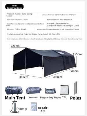 MUSHE | Family Expanding Inflatable Tent For Outdoor Camping