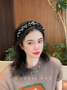 Comfortable Black Tassel Pearl Hairband: A Versatile Women's Fashion Accessory