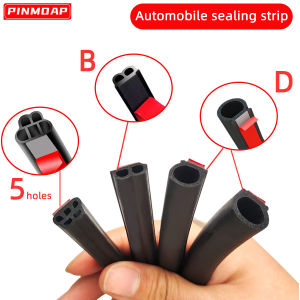 8m Car Rubber Door Sealing Car Door Hood Trunk Seal Strip Universal Noise Insulate Car Door Seal Strip Rubber Sealing Protector