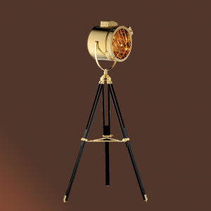 Nordic Style Retro Industrial Style Tripod Distinctive Creative Stage Living Room Study Stainless Steel Antique Popular Floor Lamp