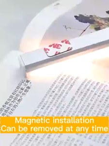 Self Adhesive LED Rechargeable Motion Sensor Light Magnetic Cabinet Light USB Closet Lights and Study Lamp