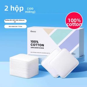 OEIEZ | Bông Tẩy Trang Không Dệt Từ Cotton Dùng Cho Mặt