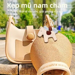 Kẹp Mũ Di Động Chống Rơi Có Nam Châm