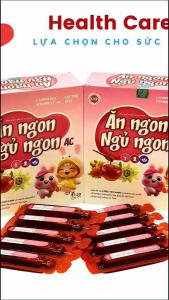 Ăn ngon Ngủ ngon AC với 20 ống phù hợp cho trẻ em.Hỗ trợ tăng cường tiêu hóa giúp ăn ngủ ngon