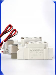วาล์วควบคุมลมไฟฟ้า SY5120/3120 วาล์วลมไฮดรอลิก วาล์วลม 24V 3/4/5/6LZD-01 วาล์วลมแบบควบคุมไฟฟ้าจาก Lai Ze