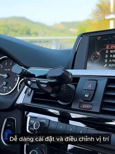 Giá đỡ điện thoại khóa bằng trọng lực cải tiến cho xe ô tô