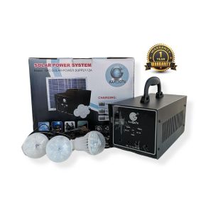 INTELAMP x IWC ชุดสำรองไฟโซล่าเซลล์ AC/DC 100W แบต12A ไฟแคมป์ปิ้งโซลาร์เซลล์ ชุดนอนนา อินเวอร์เตอร์ชาร์จไฟ Power Box