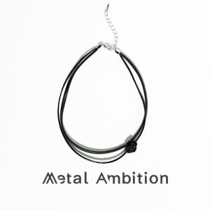 Double Layer Rose Flower Necklace Womens Fashion Jewelry Sweet Cool Style Choker Clavicle Chain Luxury Sensation Summer Accessory