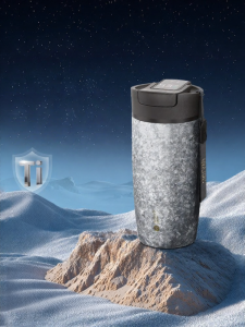HarmonyOS Connect | Smart Temperature Display Titanium Coffee Thermos