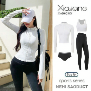 XIAZHIQING | UV Protection Slimming Womens Swimwear Separates Long Sleeves Long Pants