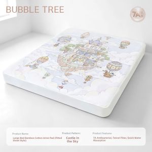 BUBBLE TREE | Waterproof Washable Breathable Large Baby Diaper Changing Pad