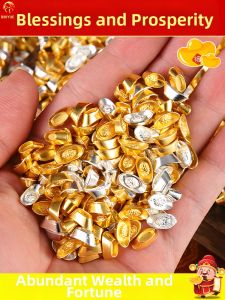 BINYUE | Solid Sand Gold Mini Ingot Wealth Attracting Ornament