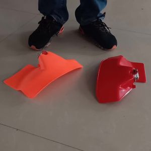 Máy cắt cỏ máy cắt chổi máy cắt cỏ tấm chắn cỏ nhựa dày tấm bảo vệ lưỡi cắt đầu cỏ phụ kiện chắn bùn trước