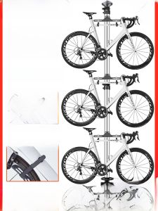 Bicycle Rack Ceiling Column Balance Bike (for Kids) Storage Rack Road Bike Vertical Parking Rack Wall Hook