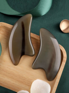 Womens Beauty Facial Scrubbing Bull Horn Board Whole Body Universal Massage Tool Face Skin Care Healing Stick