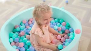 100Pcs Ocean Balls For Kids Colorful Pit Balls Toys Soft Plastic Baby Play Balls Diameter 5.5cm