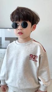 Set bộ thể thao tay dài phối màu chất da cá họa tiết 92 cho bé trai size 1đến 7 tuổi BERNIE T1024B03