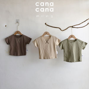 Canacana Newborn Baby Kids Short Sleeve T Shirt Top Baju Budak Bayi Baby Clothes Baby Girl Boy Clothing