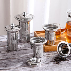 304 Stainless Steel Tea Strainer Inner Part for Brewing Tea Leaves Built-In Filter Tea Pot Household Office Use Tea Separator