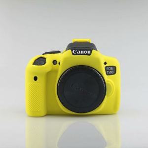 Túi Đựng Máy Ảnh Bằng Silicon Cho Canon EOS 750D Vỏ Mềm Chống Sốc Vỏ Bảo Vệ Chống Trầy Xước Túi Xách DSLR