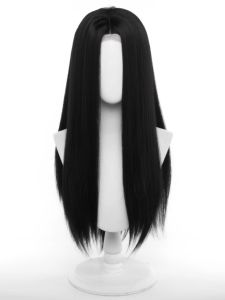 Multicolor Long Straight Hair Wig Universal Lace Design Kawaii Cosplay Accessory Versatile Fake Hair for Anime Conventions