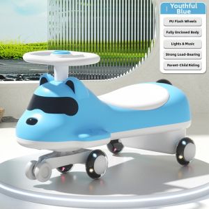 LIWAN | Kids Anti-tumble Quiet Light & Music Twist Car