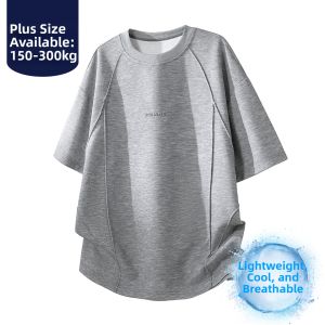 BINHANG | Breathable Cool Summer T-shirt Large Size