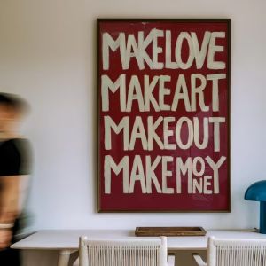 BILIBILI | Hiện Đại Retro Tự Yêu Thương Trích Dẫn Nghệ Thuật Treo Tường In Canvas Kisses Me Poster Cho Phòng Khách Phòng Ngủ Trang Trí Nhà Hình Chữ Nhật Dọc Unframed