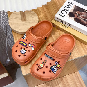 MONLEYTA | Dép đi trong nhà mùa hè đế mềm chống trượt EVA dùng trong nhà dép đi trong nhà cho nam và nữ cỡ lớn dùng ngoài trời