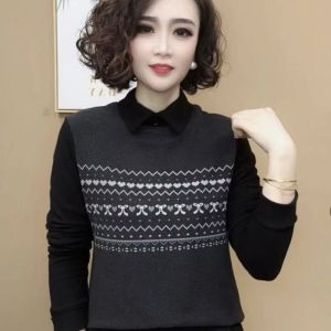 HUAXUNRAN | Warm Wool Polo Neck Long Sleeve Top