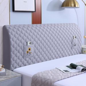 Túi Bảo Vệ Đầu Giường Bằng Vải Cotton Dày Có Thể Tháo Rời Chống Bụi Chống Mài Mòn Kiểu Dáng Hiện Đại Tối Giản Dùng Cho Mọi Loại Giường
