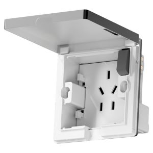 GUOJIDIANGONG | Hidden Recessed Waterproof Wall Socket With Switch