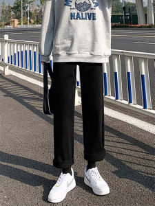 QIANCHANGNAAI | Black High Waist Slim Fit Jeans