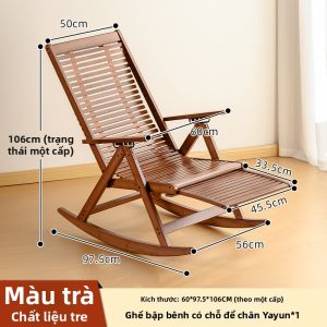 MANHAOSHI | Ghế Lắc Gập Đỡ