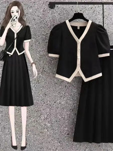 plus Size Womens Fashion Summer Shirt V-Neck Short Sleeve Conceal Meat Shoulder Appropriate Clothing Polyester Material