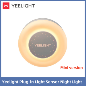 YEELIGHT | Yeelight Plug-in Light Sensor Night Light 100-240V Warm Color 0.25W Energy Saving 2700K Lighting Light Sensor EU Plug