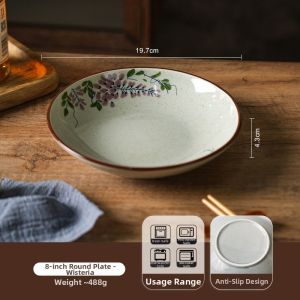 SHELI | Retro Decorative Ceramic Plate