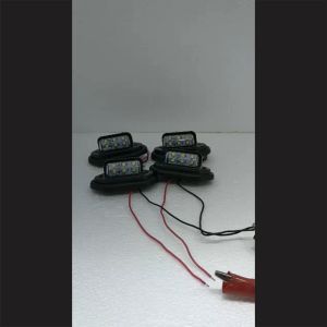 LAMPU VARIASI LED MUNDUR MULTIFUNGSI SOROT PUTIH 4 PCS 12-30 VOLT