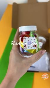 DIY Busy Jar 5 in 1 Montessori Sensory Fine Motoric Play Rainbow Color | Mainan Edukasi Anak Sensori Motorik