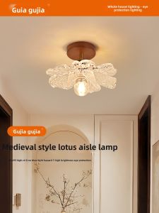 GUJIA | Đèn Trần Thủy Tinh Cao Cấp Phong Cách Pháp Cổ Điển