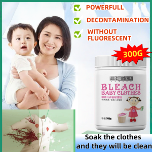 Mild Laundry Baby Powder Detergent 300g Antibacterial Detergent Safe And Effective Available For Mothers And Babies Removes All Kinds Of Hard-To-Wash Stains 99% Sterilization Ratebaby Laundry Detergent