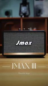 JMAX III ลำโพงบลูทูธ มาพร้อมรูเสียบไมโครโฟนร้องคาราโอเกะได้ 24วัตต์ ปรับเบสได้ พร้อมสายหิ้วแบบหนัง ของแท้ 100% รับประกัน 1 ปี