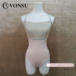 VONSU | Bodysuit Yoga Treo Múa Dây Đai Nhung Cho Phụ Nữ Ngực Trống