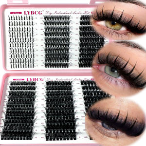 Spikes Lash แต่ละ Volume Eyelash กลุ่ม D-Curly Lash กลุ่มชุด 10-20 มม.DIY ขนตา6 รูปแบบ Lash กลุ่ม